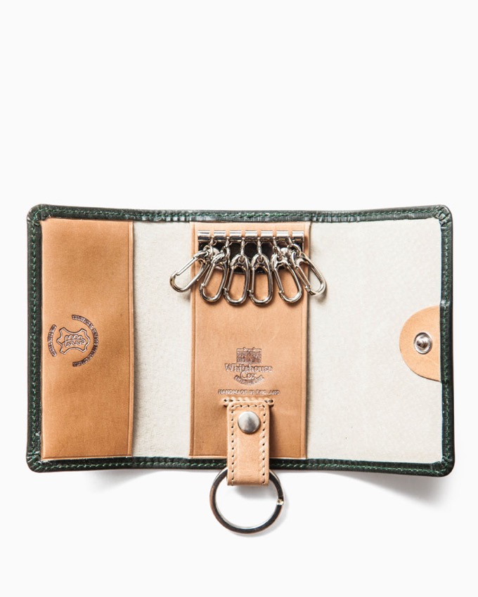 S9692 KEY CASE WITH RING / VINTAGE BRIDLE